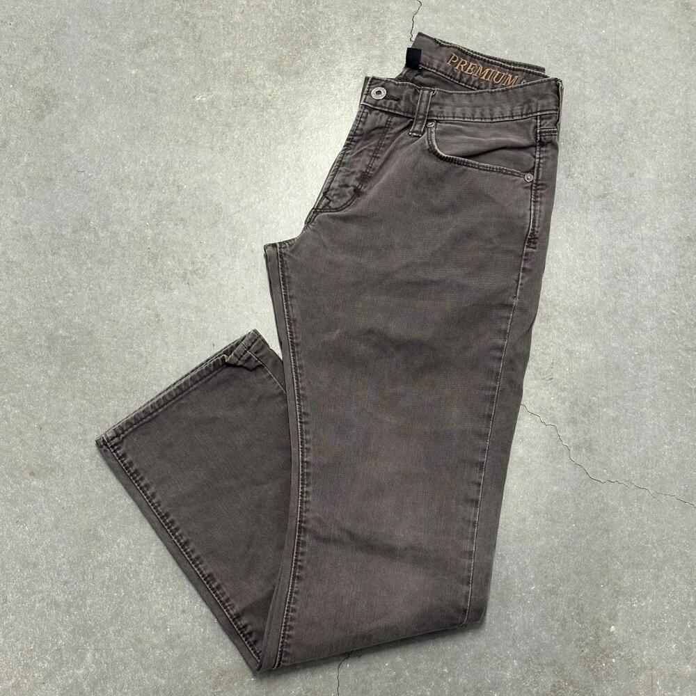 GAP Gray Premium Straight Fit Jeans